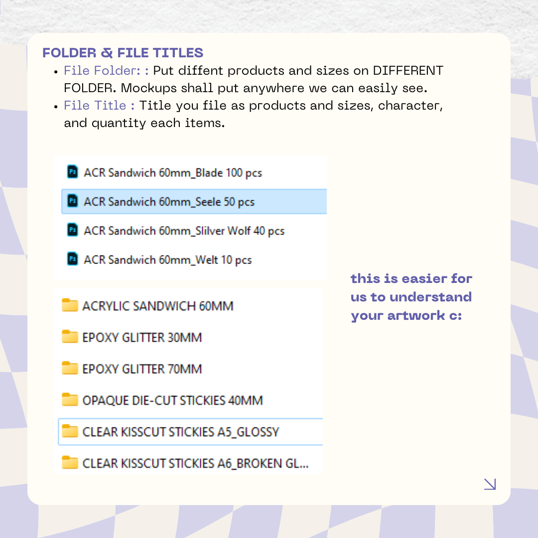 Iridescent Acrylic Standee